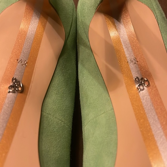 Sam Edelman Green Heels with Pointed Toe and Stiletto Heel - Picture 7 of 11